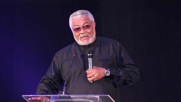 Former President Jerry John Rawlings parried reports suggesting illegal acquisition of land