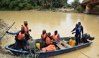 File photo: Operation Vanguard team on duty on a river