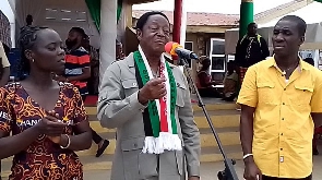 Kwabena Duffour addressed party executives and supporters at Gomoa West