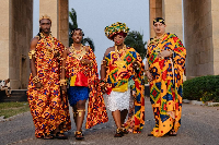 L-R Amb. Cash-Eric Michael, Amb. Zino, Dr Joyce Akumaa (Mama Zimbi), HRH Prof Muhammad