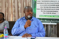 President of the Obuasi branch of the Ghana Federation of Disability Organizations Karim Iddrisu
