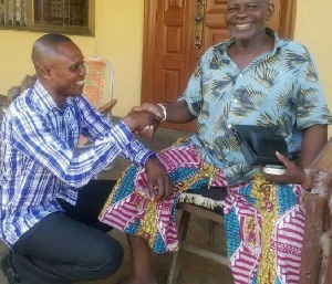 Nii Obuor in a discussion with his attorney