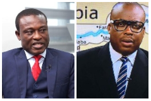 Kissi Agyebeng's OSP has detained Paul Adom-Otchere (R), former board chairman GACL
