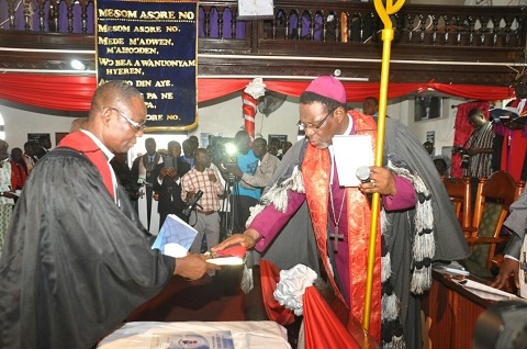 Right Rev. Dr. Paul Boafo inducted as the new Administrative Bishop