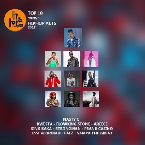 Hip-hop artistes who have been shortlisted by AfriQ