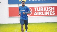 Trabzonspor striker Caleb Ekuban
