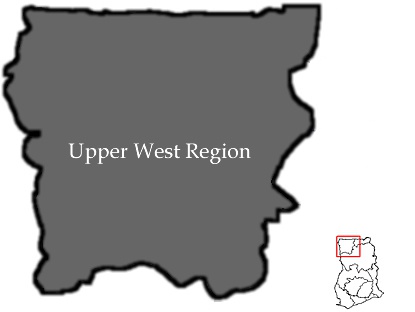 The Upper West is located at the Northern side of the country