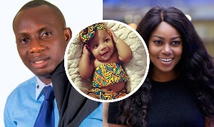 Counselor Lutterodt, Yvonne Nelson and Baby Ryn