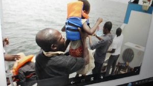 File photo: Some children being rescued
