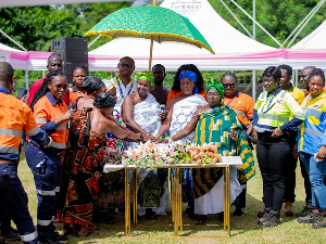 There was joy and excitement among mothers from communities within the Nkran Zone