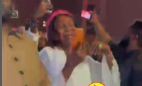 Empress Gifty's mum in tears while she watched her daughter's performance