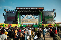 Main stage of the 2022 Global Citizen Festival in Accra