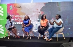 Speakers at the Standard Chartered Women in Technology programme