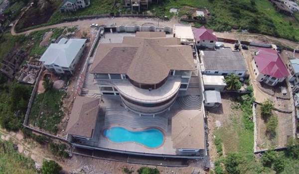 Ghanaian footballer Asamoah Gyan's home located at Weija