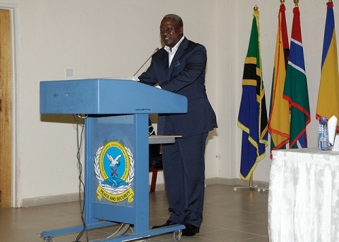 President Mahama at the meeting of the Socialist International Africa Committee in Accra