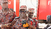 The Ashanti Regional Fire Commander, ACFO1 Peter Tetteh