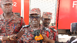 ACFO1 Peter Tetteh Is The Ashanti Regional Fire Commander 
