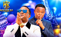 A photo of Ghanaian gospel musicians, Great Ampong and Minister Ike