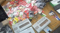 SIM Box equipment and hundreds of SIM cards were confiscated