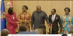 President John Mahama Swears In Newly Appointed Deputy Commissioners of the Electoral Commission