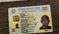 Fake Ghana Card for a Minority MP