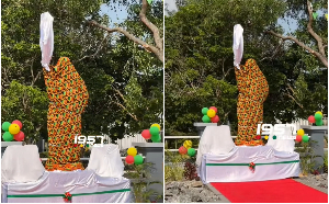 The statue to be unveiled later on Wednesday, January 7