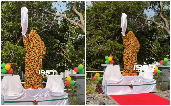 The statue to be unveiled later on Wednesday, January 7