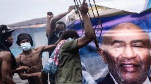 Security forces are battling stone-throwing protesters in the streets of the capital