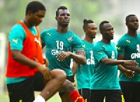 Edwin Gyimah in Ghana camp after motor accident.