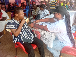 The Akosombo Lions Club held a health outreach at Gberkormanya, Somanya.