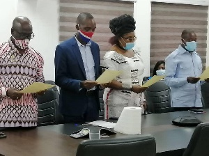 The committee was sworn in by the NPP national campaign manager, Peter Mac Manu