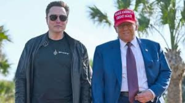 US President Donald Trump and tech billionaire Elon Musk