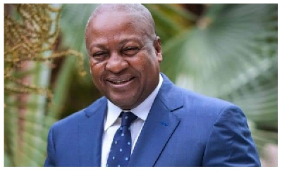 The President-elect, John Dramani Mahama