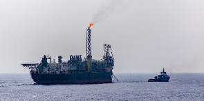 File photo of Ghana's FPSO Nkrumah oil vessel