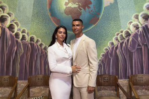 Ronaldo and Gio during the wedding -- Photo Credit: Vogue