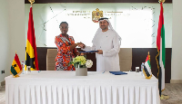 The MoU was signed in Accra by Adwoa Serwaa Bondzie and Ali Al Shimmari