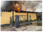 Fire destroys school feeding facility at Nintin R/C Primary