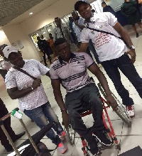 The national wheelchair tennis team have arrived in Nairobi, Kenya for the championship