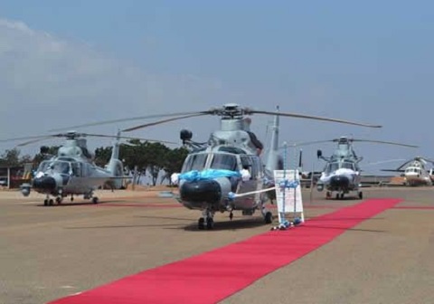 Some helicopters purchased by the Mahama government for Ghana Gas