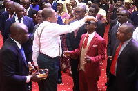 Rev Wengam led married couples in the renewal of their wedding vows