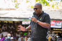 Former President Mahama has kicked off his campaign in the Volta Region
