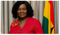 The first female Vice-President of Ghana, Professor Jane Naana Opoku-Agyemang