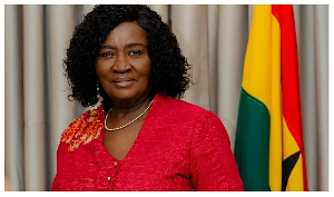 The first female Vice-President of Ghana, Professor Jane Naana Opoku-Agyemang