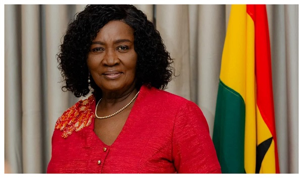 The first female Vice-President of Ghana, Professor Jane Naana Opoku-Agyemang