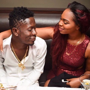 Shatta Wale and wife