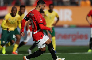 Mohammed Salah scored his second goal in the 2025 AFCON against South Africa