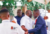 Dr Bawumia hosted members of the Minority Caucus at his residence