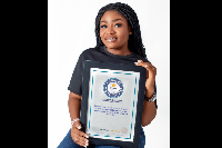 Guinness World Record holder, Chelsea-Abigail Owusu Ansah