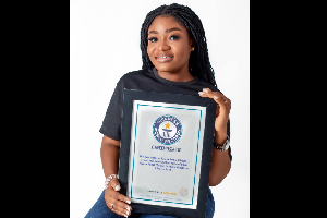 Guinness World Record holder, Chelsea-Abigail Owusu Ansah