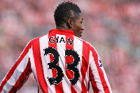 Asamoa Gyan became a fan favorite during his brief spell at Sunderland